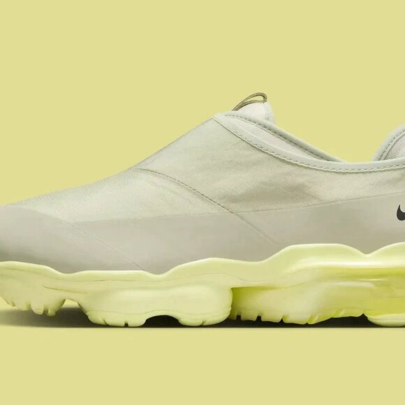 Nike Vapormax Moc Roam Men’s Slip-On Light Stone Grey Black DZ7273-100 Sz 5.5 - Picture 12 of 12